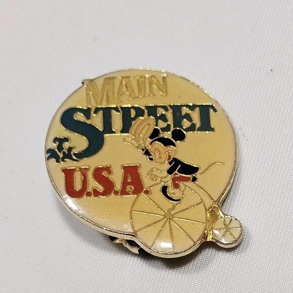 Other - Vintage Disney Main Street USA Disneyland Lapen Pin Brooch Mickey Mouse